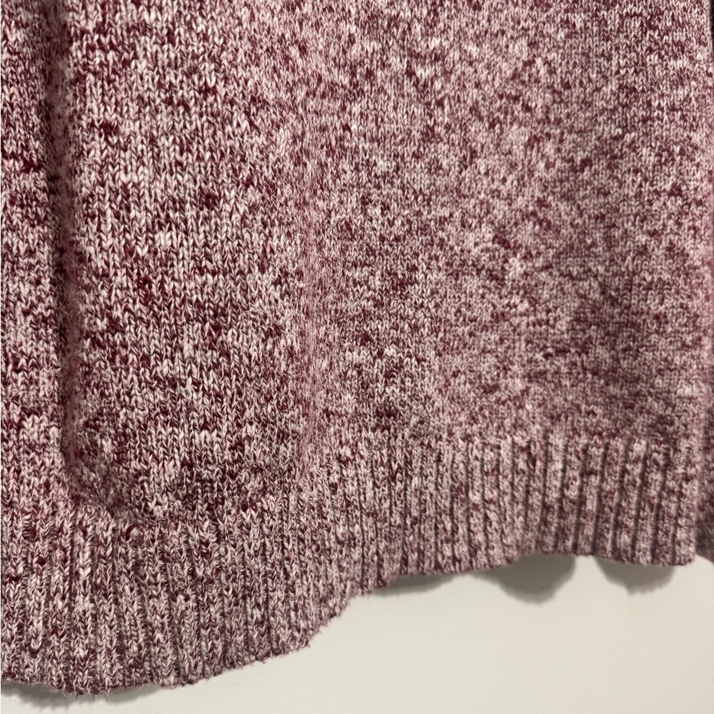 J. Crew Women’s Puff Sleeve Pullover Knit Sweater Cotton  Linen Blend Medium Red - Picture 4 of 8